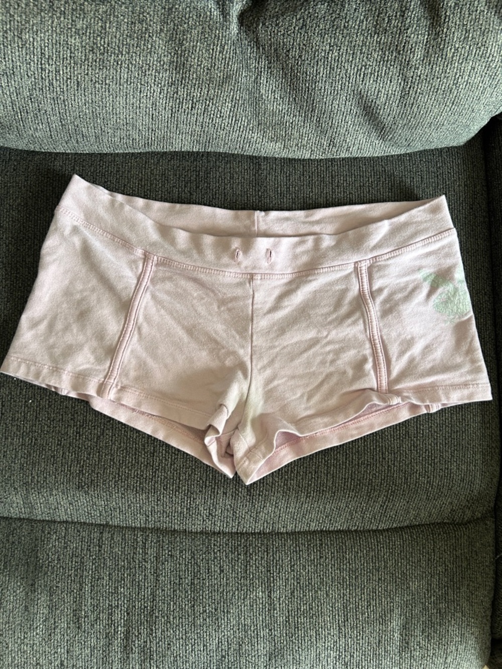 Pink Playboy Micro Sleep Shorts